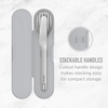image:imageBentgo Stainless Steel Food Canister Steel and Stainless Steel Utensils Set Gray