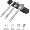 image:imageBentgo Stainless Steel Food Canister and Stainless Steel Utensils Set Carbon Black