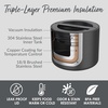 image:imageBentgo Stainless Steel Food Canister and Stainless Steel Utensils Set Carbon Black