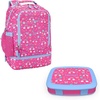 image:imageBentgo 2in1 Backpack amp Insulated Lunch Bag Set With Kids Prints Lunch Box Rainbows and Butterflies