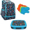 image:imageBentgo 2in1 Backpack amp Insulated Lunch Bag Set With Kids Prints Lunch Box and 4 Reusable Ice Packs Dinosaur