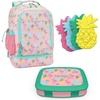 image:imageBentgo 2in1 Backpack amp Insulated Lunch Bag Set With Kids Prints Lunch Box and 4 Reusable Ice Packs Tropical