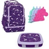 image:imageBentgo 2in1 Backpack amp Insulated Lunch Bag Set With Kids Prints Lunch Box and 4 Reusable Ice Packs Unicorn