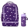 image:imageBentgo 2in1 Backpack amp Insulated Lunch Bag Set With Stainless Steel Water Bottle Unicorn