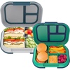 image:imageBentgo Chill Kids GreenNavy and Chill Max Fog amp Deep Teal Lunch Box Set
