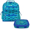 image:imageBentgo Kids 14 Backpack Set With Kids Prints Lunch Box Shark