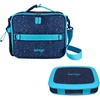 image:imageBentgo Kids 5Compartment Lunch Box With Insulated Lunch Bag  Confetti Edition  Abyss Blue
