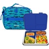 image:imageBentgo Kids Insulated Lunch Bag and Stainless Steel Lunch Box Set Sharks