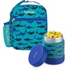 image:imageBentgo Kids Insulated Lunch Tote Set With Kids Stainless Steel Food Jar Sharks