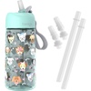 image:imageBentgo Kids Water Bottle Replacement Straws Set 15 oz LeakProof  BPAFree Tritan ShatterResistant SafeSip Spout TopRack Dishwasher Safe Puppy Love