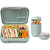 image:imageBentgo Modern BentoStyle Lunch Box Set With Reusable Snack Cup Mint Green