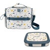 image:imageBentgo Prints Insulated Lunch Bag Set With Kids BentoStyle Lunch Box Friendly Skies
