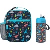 image:imageBentgo Prints Insulated Lunch Tote Set With Kids Stainless Steel Water Bottle Dinosaur