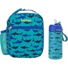 image:imageBentgo Prints Insulated Lunch Tote Set With Kids Stainless Steel Water Bottle Sharks