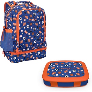 image:imageBentgo 2in1 Backpack amp Insulated Lunch Bag Set With Kids Prints Lunch Box Sports