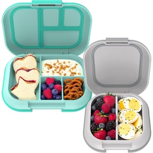 image:imageBentgo Chill Kids Aqua and Chill Mini Crisp Grays Lunch Box Set