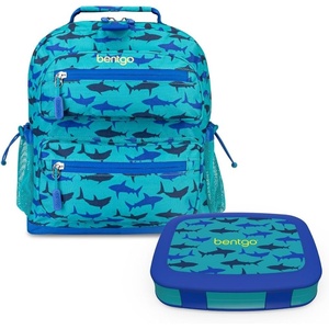 image:imageBentgo Kids 14 Backpack Set With Kids Prints Lunch Box Shark
