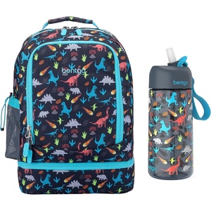 image:imageBentgo Kids 2in1 Backpack amp Insulated Lunch Bag Set Water Bottle  New amp Improved 2023 Dinosaur
