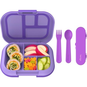 image:imageBentgo Kids Chill Lunch Box With Kids Reusable Plastic Utensils Purple