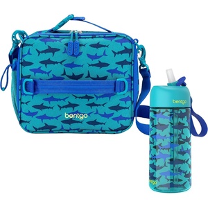 image:imageBentgo Kids Lunch Bag Set Water Bottle  New amp Improved 2023 Shark