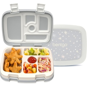 image:imageBentgo Kids Prints LeakProof 5Compartment BentoStyle Kids Lunch Box  Ideal Portion Sizes for Ages 37 Durable DropProof Dishwasher Safe PFAS amp BPAFree Materials NEW Ballet amp BowsStarry Sprinkle