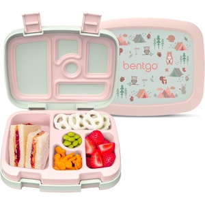 image:imageBentgo Kids Prints LeakProof 5Compartment BentoStyle Kids Lunch Box  Ideal Portion Sizes for Ages 37 Durable DropProof Dishwasher Safe PFAS amp BPAFree Materials NEW Ballet amp BowsNature Adventure