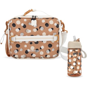 image:imageBentgo Kids Prints Lunch Bag Set With Water Bottle Spots amp Dots