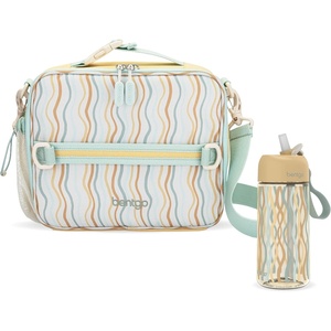 image:imageBentgo Kids Prints Lunch Bag Set With Water Bottle Wavy