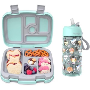 image:imageBentgo Kids Prints Lunch Box Kids Water Bottle  New amp Improved 2023 Puppy Love