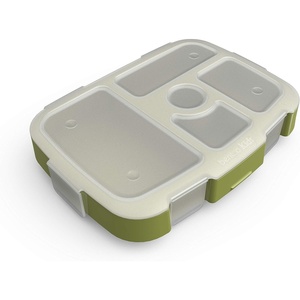 image:imageBentgo Kids Prints Tray with Transparent Cover 5Compartment BPAFree  Meal Prep Portion Control Transparent Lid Freshness Locking Clips Reusable Camouflage