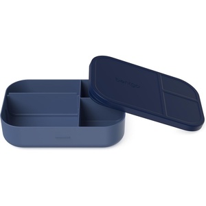 image:imageBentgo Modern Tray with Matte Lid  Reusable BPAFree Meal Prep Containers for Adults with Removable Divider  3 or 4 Compartments for Healthy Portioned Meals At Home amp On the Go NavyNavy