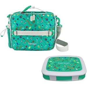 image:imageBentgo Prints Insulated Lunch Bag Set With Kids BentoStyle Lunch Box Bug Buddies