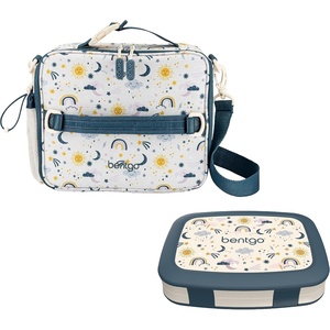 image:imageBentgo Prints Insulated Lunch Bag Set With Kids BentoStyle Lunch Box Friendly Skies