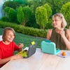image:imageBentgo Pop LeakProof 34 Compartment BentoStyle Lunch BoxCharcoalLime