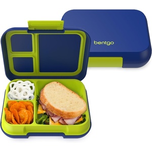 image:imageBentgo Pop LeakProof 34 Compartment BentoStyle Lunch BoxNavy BlueChartreuse