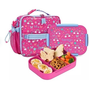 image:imageKids 2Piece Snap Closure Lunch Set by BentgoRainbows And Butterflies
