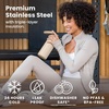 image:imageBentgo Lift Chug Lid 24Hour Cold LeakProof Water Bottle 32 fl ozLatte